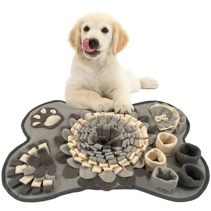 Tapis de reniflage pour animaux de compagnie pour chiens, tapis d'entraînement interactif et Durable