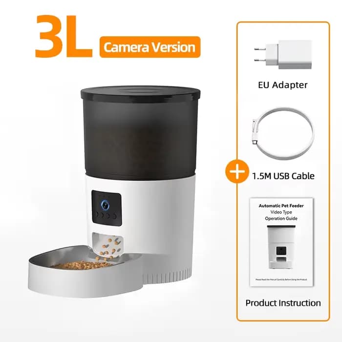ROJECO 3L mangeoire automatique pour animaux de compagnie avec distributeur de nourriture pour chat