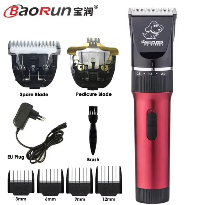 BaoRun P6 tondeuse à cheveux professionnelle pour chien tondeuse pour animaux de compagnie Rechargea