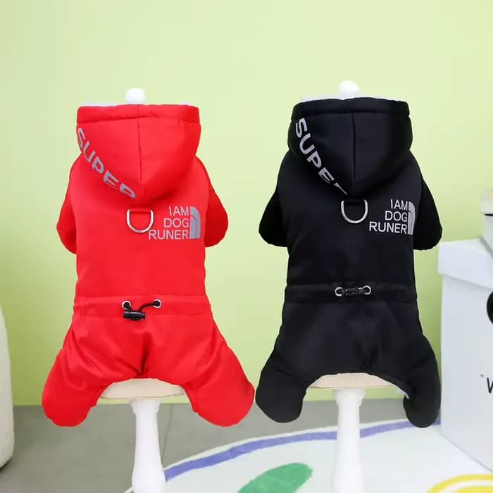Combinaison chaude d'hiver pour chien, vêtements imperméables pour animaux de compagnie, veste, salo