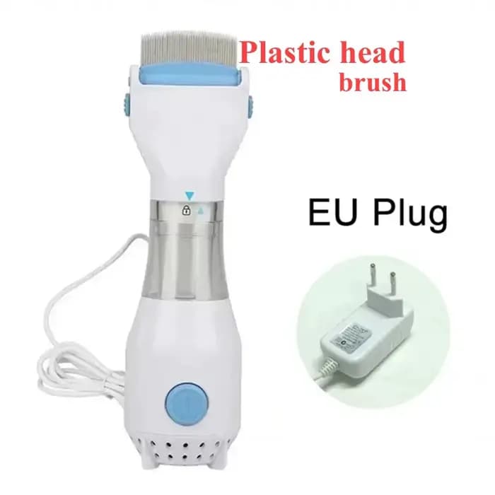 Brosse Électrique Anti Poux pour Animaux de Compagnie, Peigne Multifonctionnel 3 en 1, Élimine les P