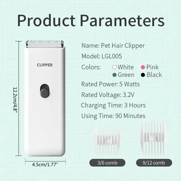 Tondeuse à cheveux électrique pour chien, adaptée au rasage des produits pour animaux de compagnie