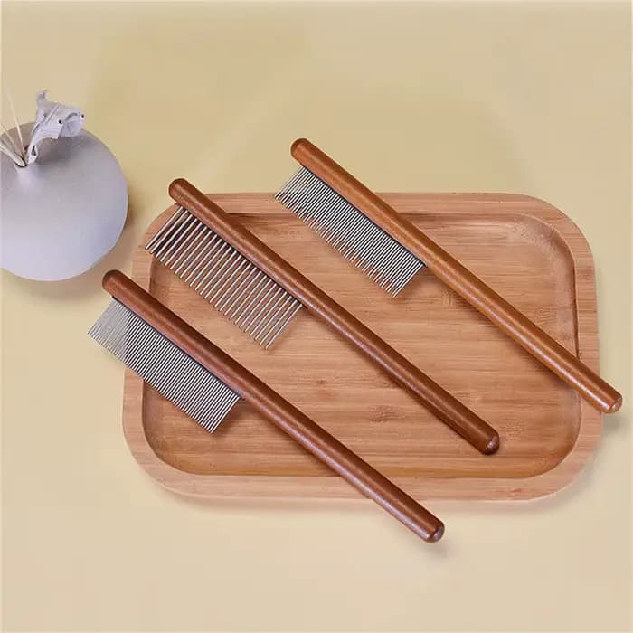 Peigne à puces pour animaux de compagnie, peigne pour chien et chat, outils d'élimination des tiques