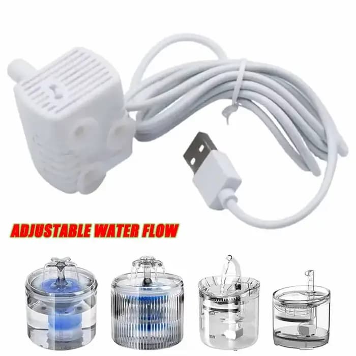 Pompe à eau pour animaux de compagnie, fontaine d'eau pour chat, moteur Anti-brûlure sec, remplaceme