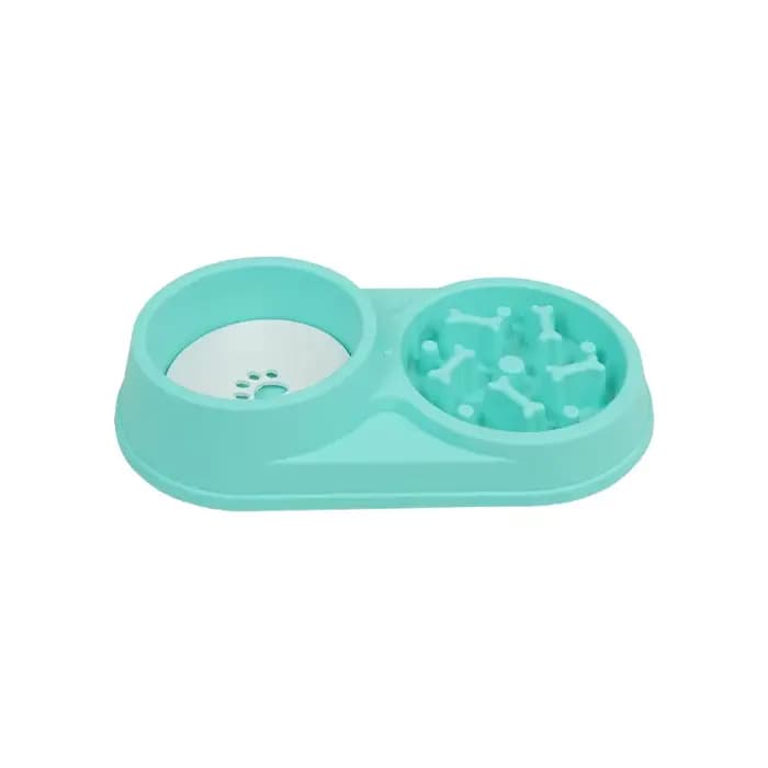 Gamelle flottante pour chien, anti-éclaboussures, anti-bouche mouillée, distributeur d'eau lent, gam