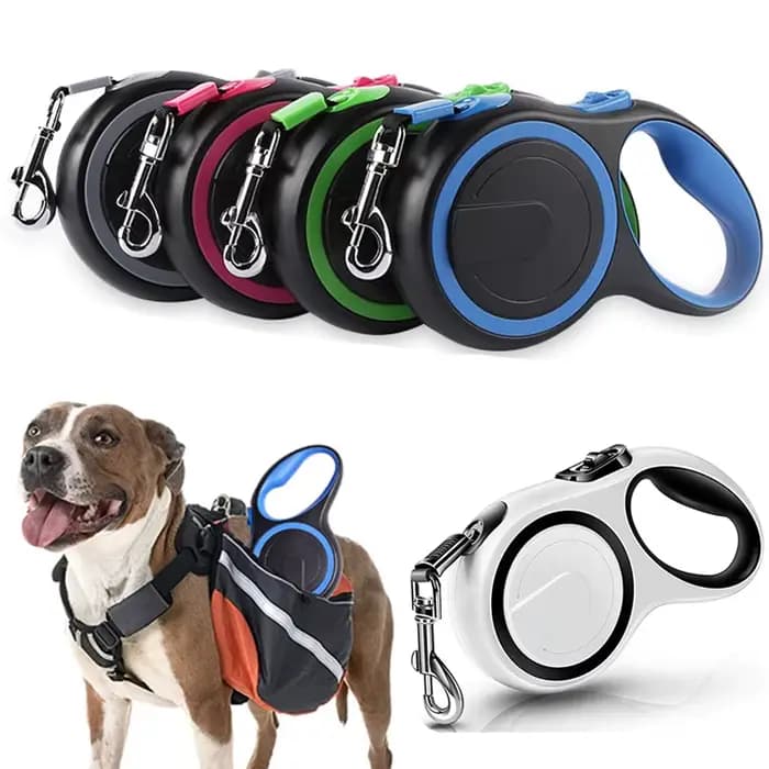 Laisse extensible pour chiens de compagnie, 3/5/8M, en Nylon Durable, rétractable automatique, laiss