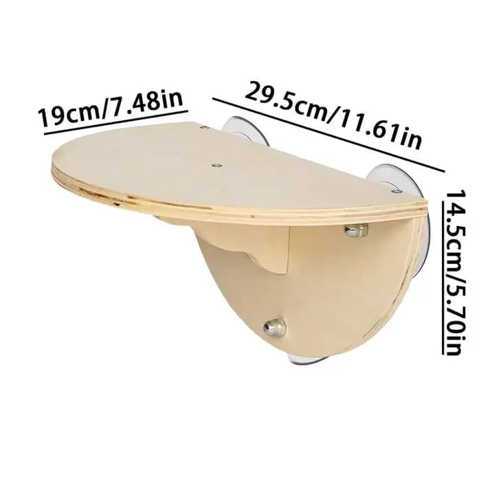 Perche de fenêtre pour chat, gain de place, siège pour chaton, étagère de fenêtre en bois avec 3 ven