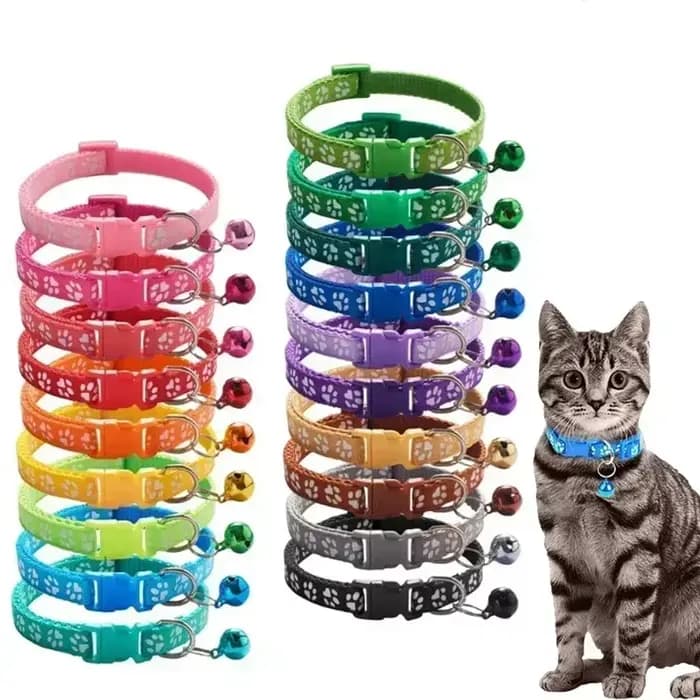 Collier universel pour animal de compagnie avec cloche et séparateur de matériau PP