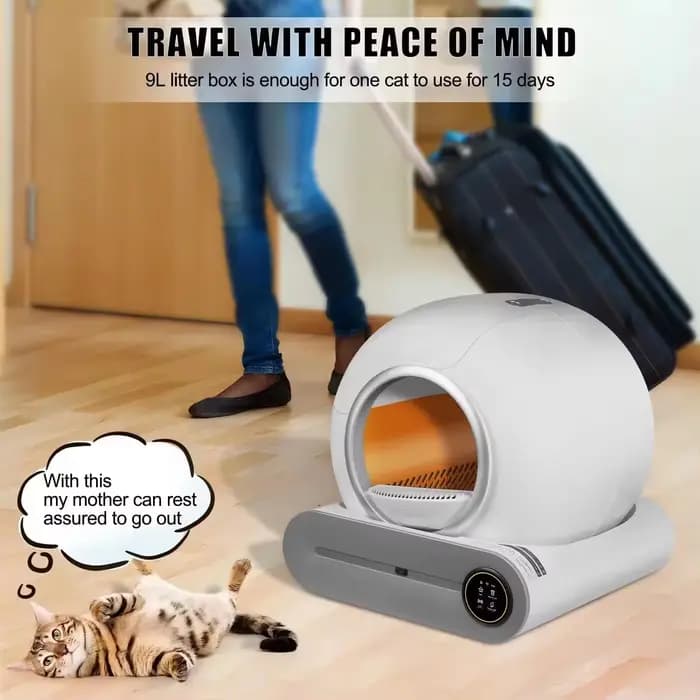 Tapis en silicone pour litière de chat pour bac à litière automatique, imperméable, antidérapant, anti-urine, tapis de récupération de litière, facile à nettoyer, tapis de toilette pour animaux de com