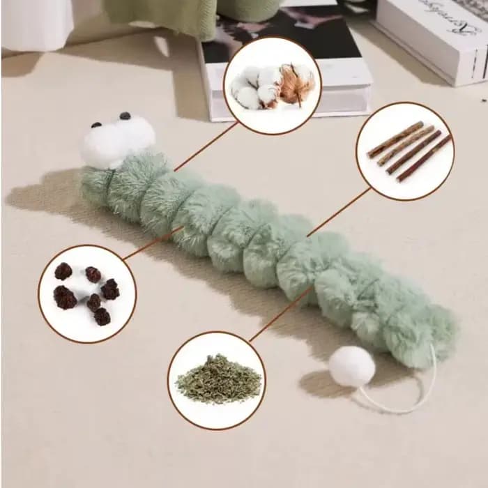 Jouet à mâcher en peluche pour chat