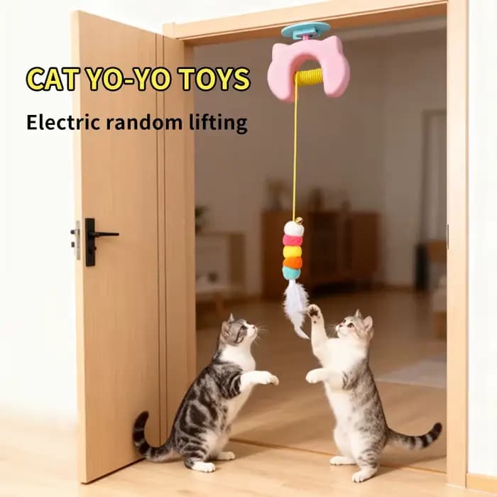 Nouveau Type de jouet électrique pour chat avec 2 cordes