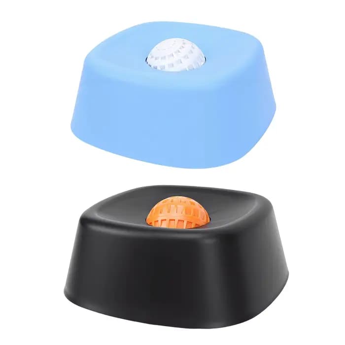 Bol de léchage pour chien à alimentation lente, boule anti-déversement, distributeur de friandises liquides sans désordre pour yaourt, bouillon d'os, jouet d'alimentation pour chiens