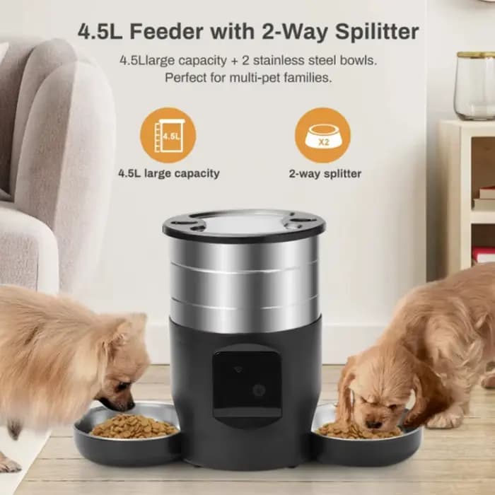 Distributeur de nourriture intelligent pour animaux de compagnie