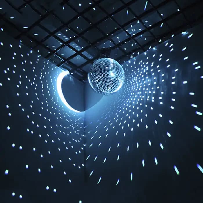 Boule Disco suspendue avec miroir