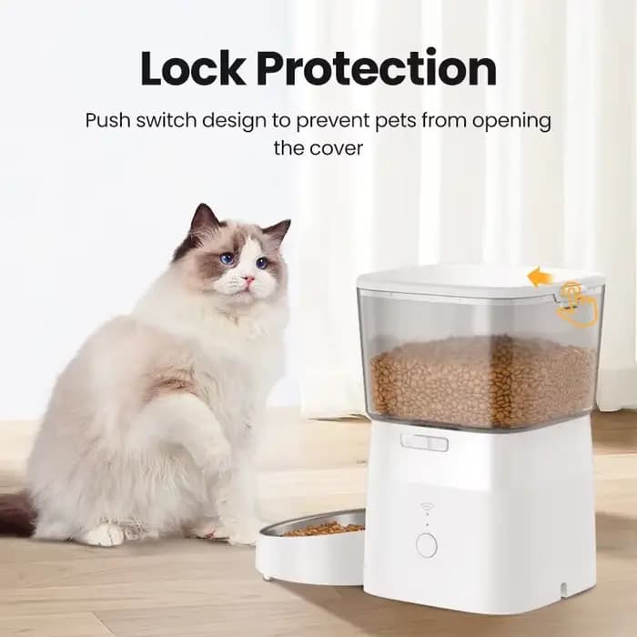 ROJECO 2L mangeoire automatique pour chat WIFI distributeur de nourriture pour animaux de compagnie intelligent pour