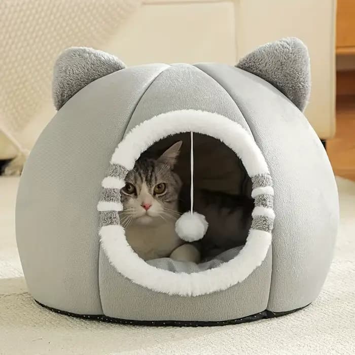 Lit pour chat de dessin animé