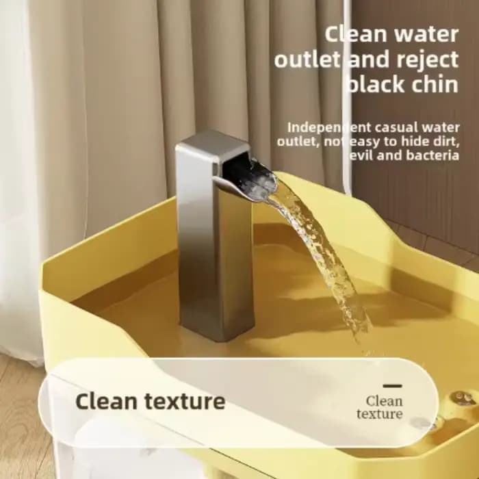 Fontaine à eau pour chat avec filtre automatique, transparente, anti-brûlure à sec, distributeur à recirculation, pompe incluse pour chats