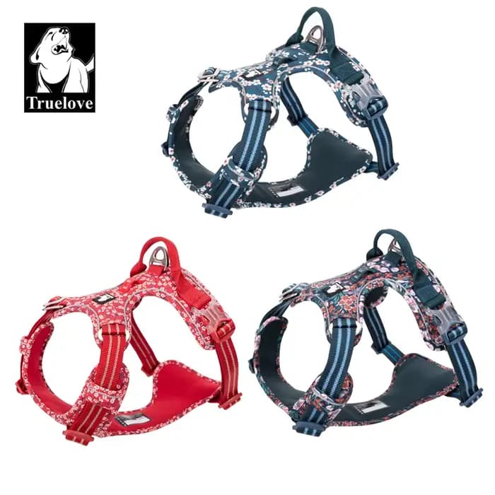 TruelGru- Tissu en coton SFP Floral pour animaux de compagnie