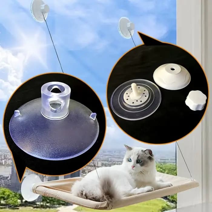 Hamac multifonctionnel pour fenêtre de chat