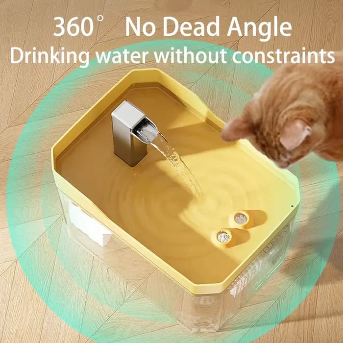 Fontaine à eau pour chat avec filtre automatique