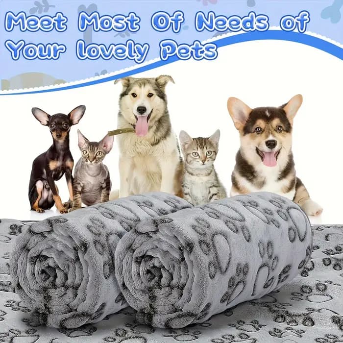 Couverture douce et moelleuse pour animaux de compagnie