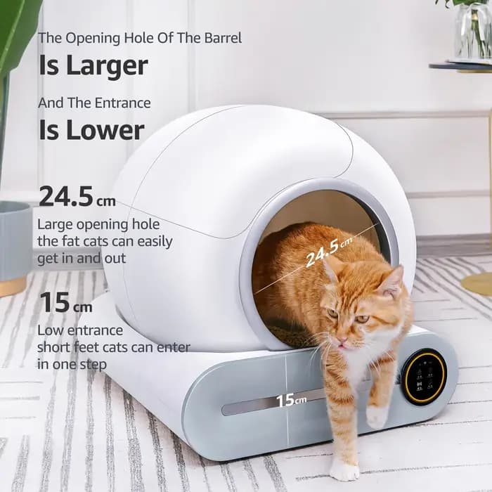 Bac à litière automatique pour chat électrique