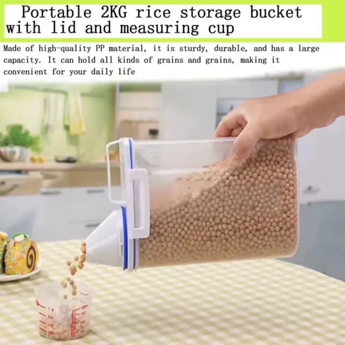 Conteneur de stockage d'aliments pour animaux de compagnie de qualité supérieure avec joint hermétique - Durable