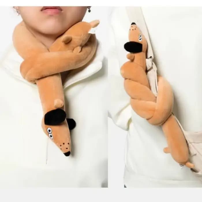 Jouet en peluche Teckel qui couine
