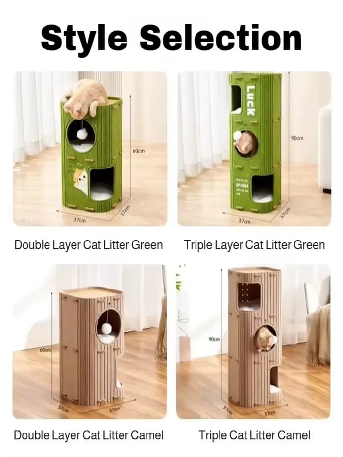 Nid de chat multicouche