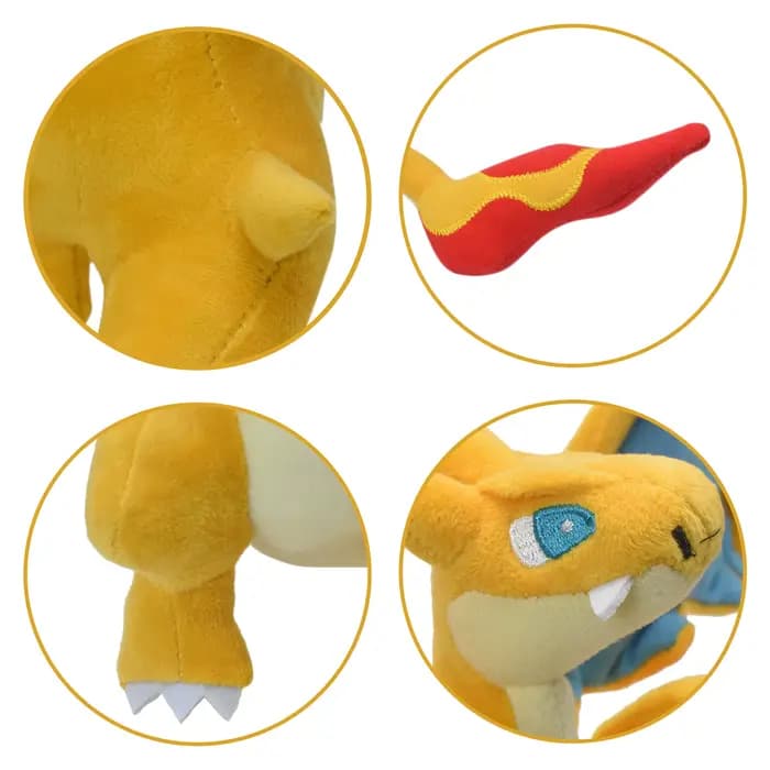 20 cm évolution Mega Charizard Y Peluche poupée monstre de poche Anime Dragon