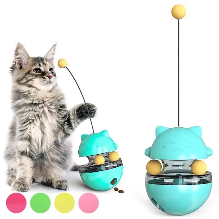 Fournitures pour animaux de compagnie jouer avec la nourriture Spiller par vous-même chaton interactif fuite