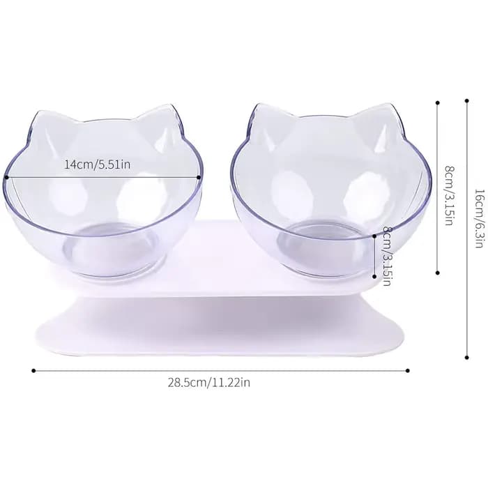 Bols pour chat bol d'alimentation pour animaux de compagnie bol d'eau