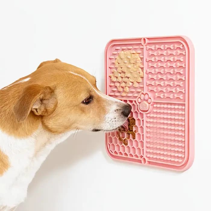 Tapis de léchage en silicone pour animaux de compagnie