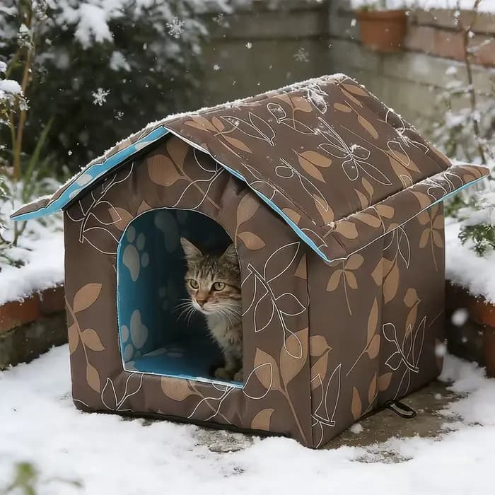 Nichoir pour chat d'extérieur