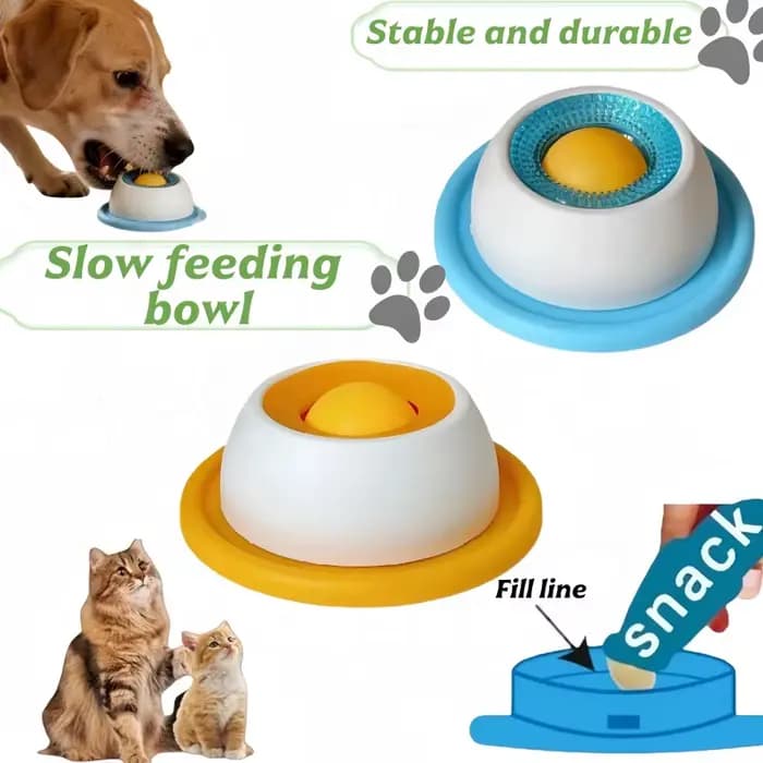Bol à lécher chien/chat