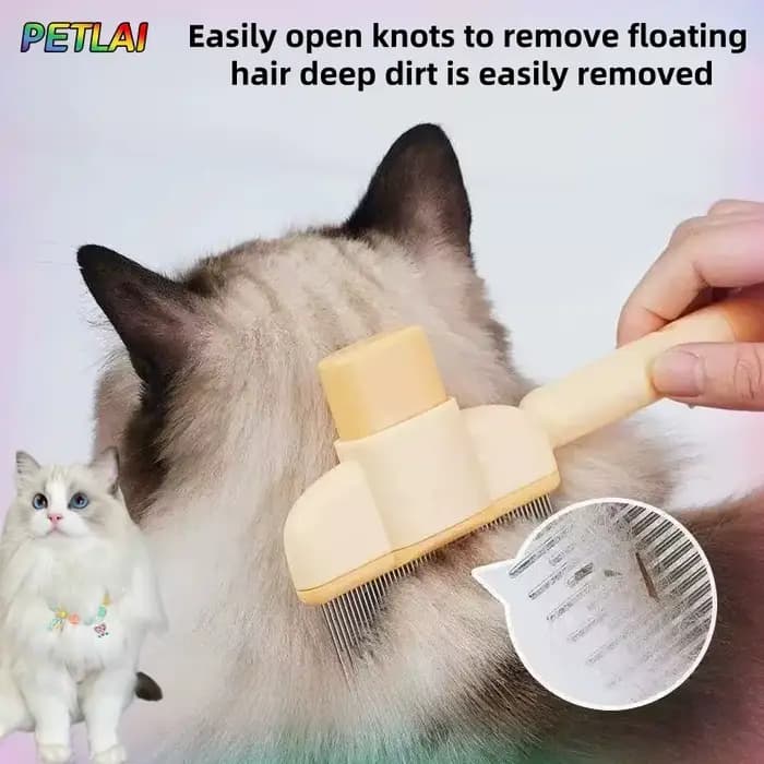 Peigne anti-poils pour chat