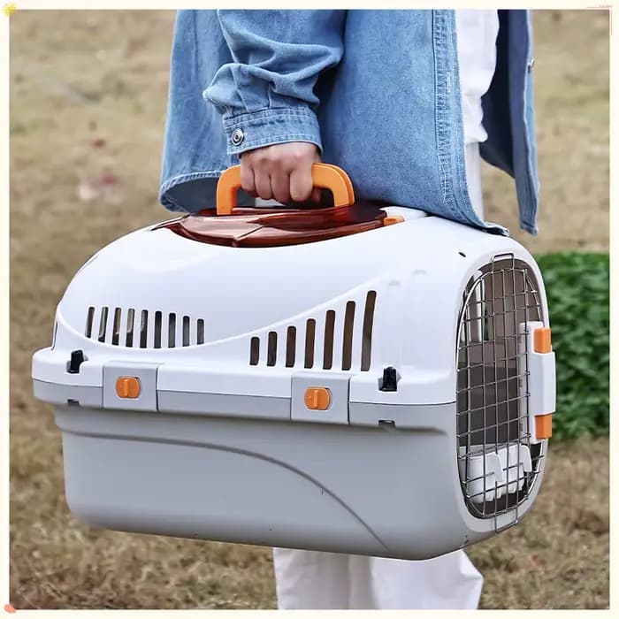 Cage de transport portable pour animaux de compagnie