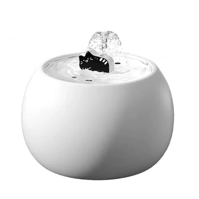 Fontaine à eau automatique pour chat en céramique 1L/1
