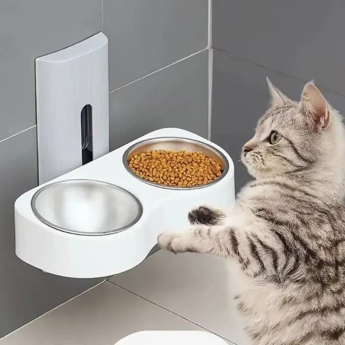 Gamelle murale pour chat