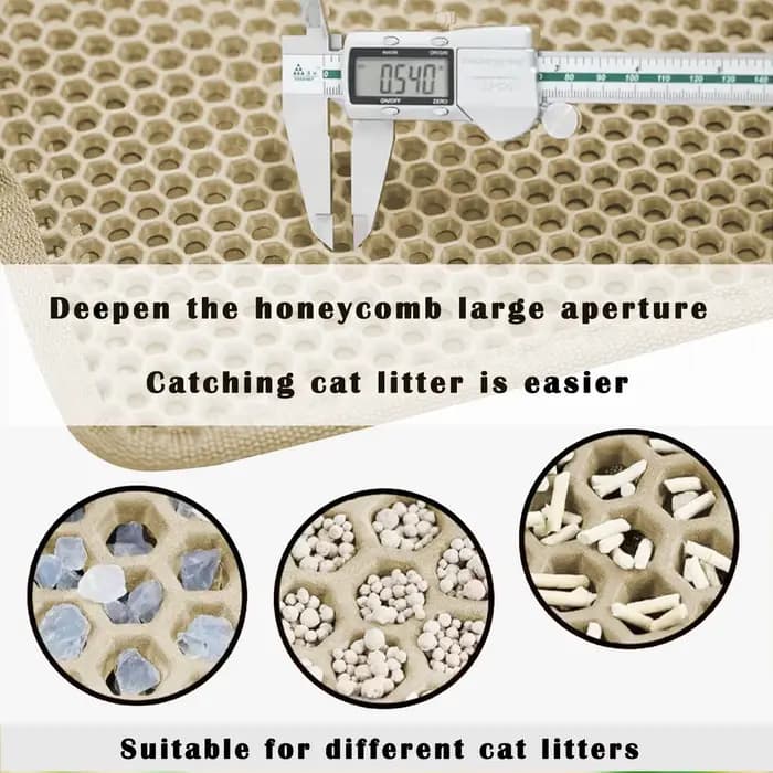 Tapis de litière pour chat de grande taille