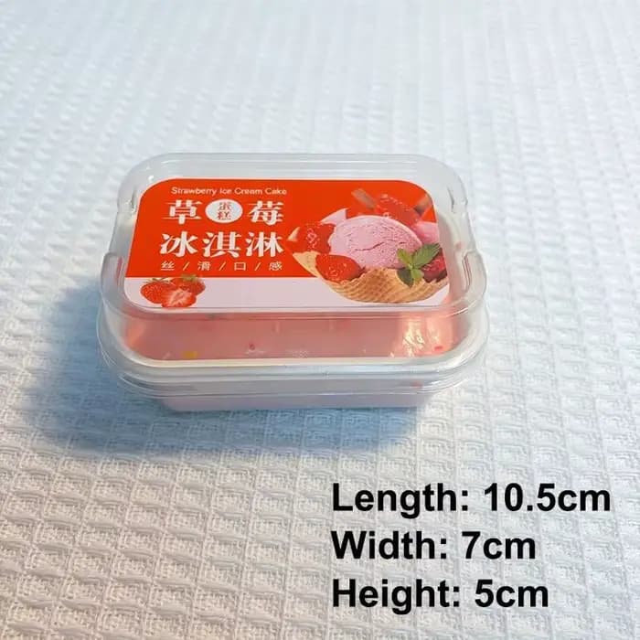 Jouet Squishy Gâteau Glacé 1 Pièce à Remontée Lente