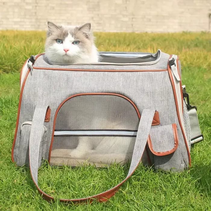 Sac de voyage pour animaux de compagnie, porte-chien et chat, approuvé par la compagnie aérienne, face souple, siège de voiture, Carrie sûr