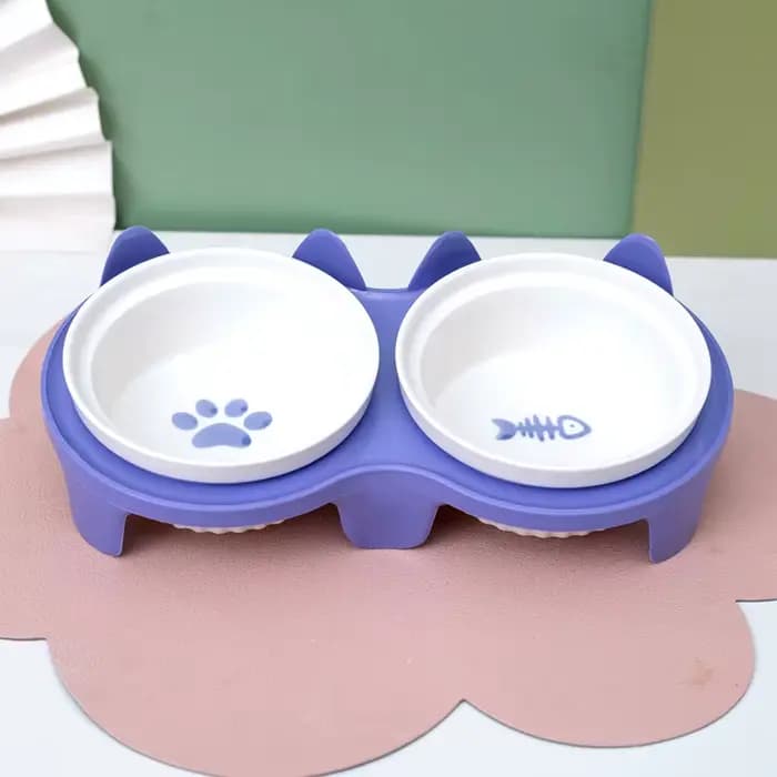 Bol d'alimentation en céramique pour animaux de compagnie
