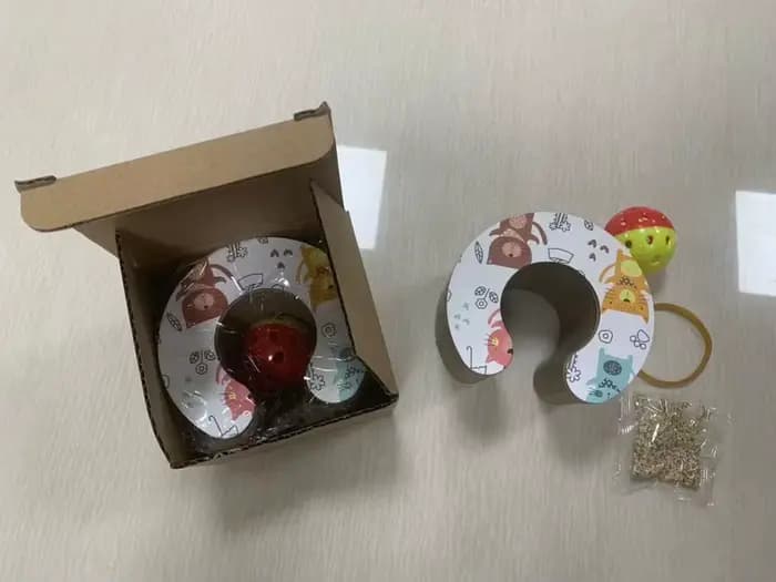 Usine vente chaude interactif chat à gratter carton jouet pliable orgue magique