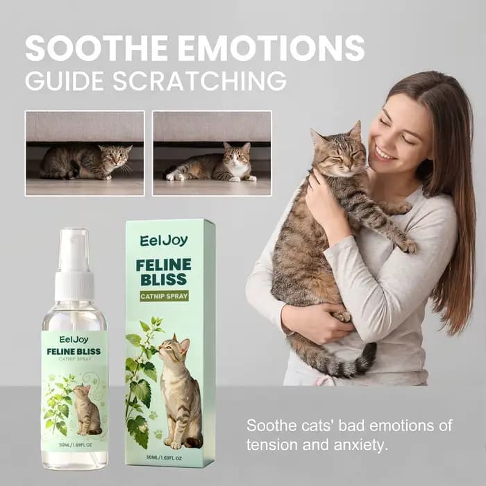 Spray apaisant pour chat avec extrait de catnip 50ml