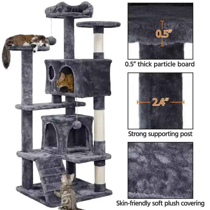 Grande maison pour chatons et chats