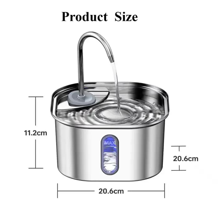 Fontaine d'eau automatique pour chat