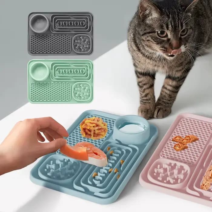 Tapis de repas pour animaux de compagnie