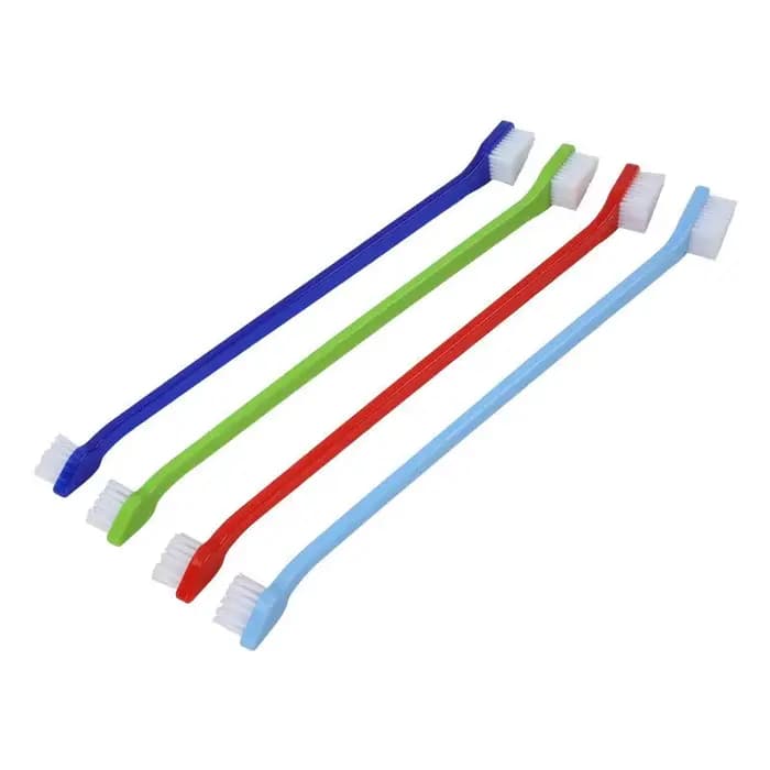 Brosse à dents pour chat et chien avec manche long pour un nettoyage en profondeur