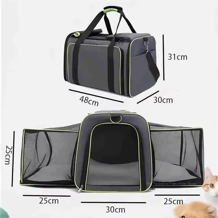 Sac de voyage pliable de grande capacité pour chat